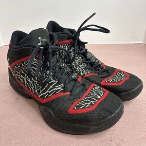 Nike Air Jordan 29 Black Gym Red Basketball Shoes Rare 695515-023 Men Sz 8 ✅✅